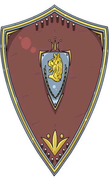 Escudo Medieval 4 — Vetor de Stock