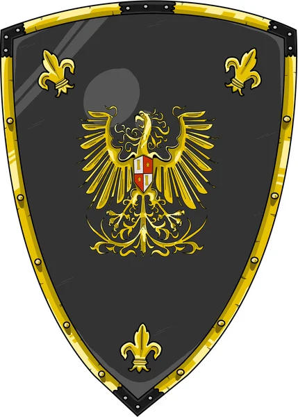 Escudo Medieval 1 — Vetor de Stock