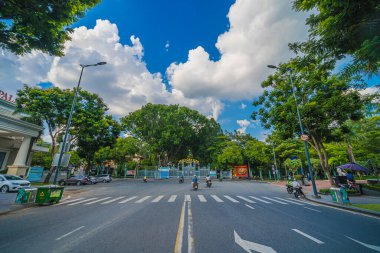 Ho Chi Minh Şehri, Vietnam - 30 Haziran 2021 Saigon Hayvanat Bahçesi 'nin (yerel adı Thao Cam Vien or So Thu) Ho Chi Minh şehri (Saigon), Vietnam