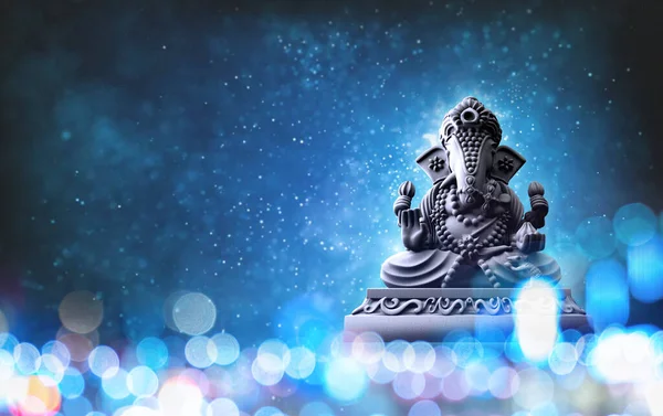 Selective Focus Statue Lord Ganesha Ganesha Festival Hindu Religion Indian — Stock Photo, Image