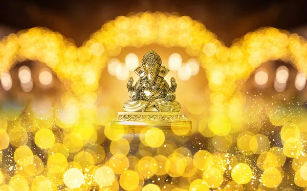 Selective Focus Statue Lord Ganesha Ganesha Festival Hindu Religion Indian — Stockfoto