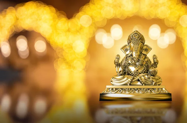 Selective Focus Statue Lord Ganesha Ganesha Festival Hindu Religion Indian — Stockfoto