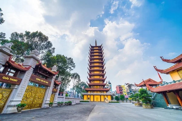 Chi Minh Město Vietnam Prosince 2021 Quoc Pagoda Vietnamu Chi — Stock fotografie
