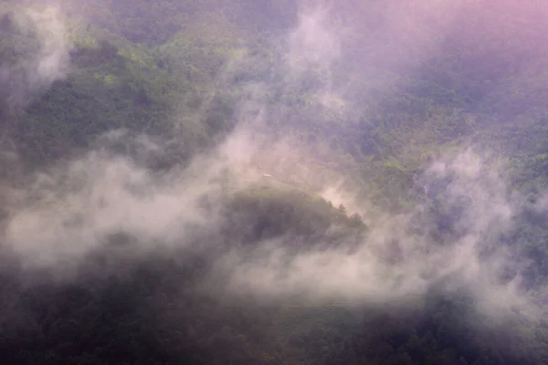 Vista Aerea Terrazze Riso Oro Cang Chai Città Vicino Sapa — Foto Stock