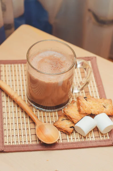 Cacao with marshmallow — Stock Photo, Image