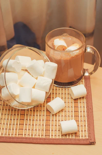 Cacau com marshmallow — Fotografia de Stock