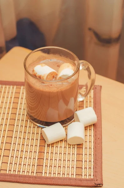 Cacao met marshmallow — Stockfoto