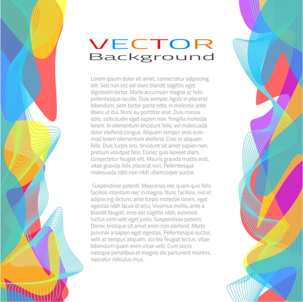 Vector fondo colorido — Vector de stock