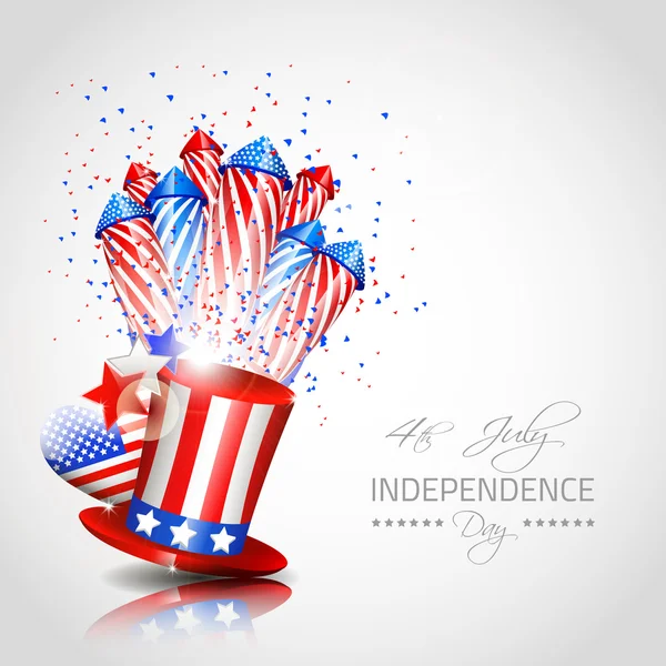 Φόντο ημέρα ανεξαρτησίας - διάνυσμα — Διανυσματικό Αρχείο