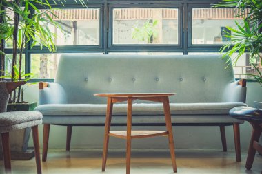 Ahşap masalı kanepe seti