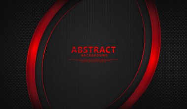 Lüks örtüşen katmanlar soyut arkaplan çizgileri efektli, dokulu koyu arkaplan üzerinde gerçekçi. vektör illüstrasyonu