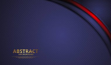 Lüks örtüşen katmanlar ve çizgi etkisi. Koyu arkaplanda gerçekçi yarım tonlu noktalar. vektör illüstrasyonu