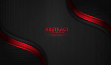 Kırmızı çizgili arka planda soyut örtüşme katmanı.