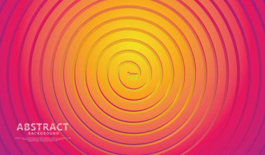 Geometrik eğimli dairelerle soyut bir arkaplan. Renkli daireler ve çizgilerle soyut desenler tasarla. vektör illüstrasyonu