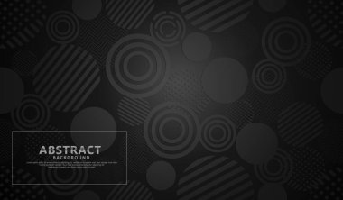 siyah modern geometrik arka plan