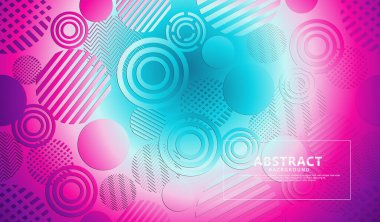 renkli modern geometrik şekil soyut arkaplan