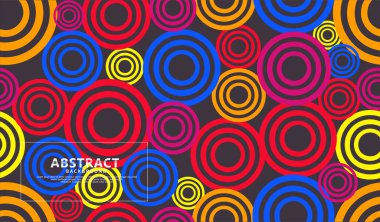 renkli modern geometrik arka plan