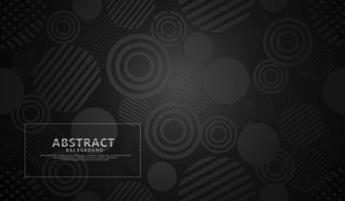 siyah modern geometrik arka plan