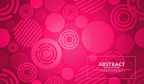 Pink Modern Geometric Shape Abstract Background — Stockvektor