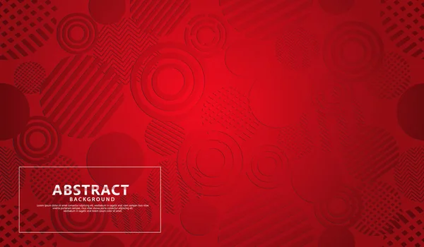 Red Modern Geometric Shape Abstract Background — стоковый вектор