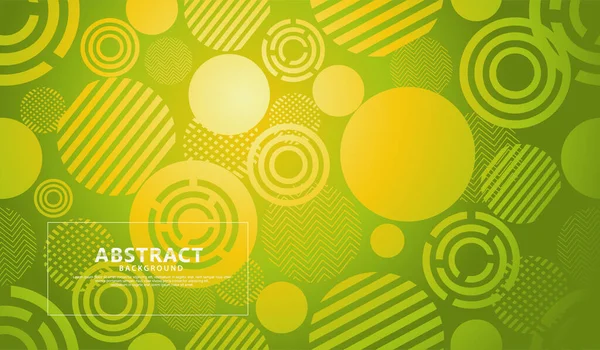 Green Modern Geometric Shape Abstract Background — Vettoriale Stock