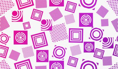 Kusursuz daire ve dikdörtgen geometrik modern model fütüristik ve dinamik duvar kağıdı arka planı.