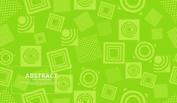 Seamless Circle Rectangular Geometric Modern Pattern Futuristic Dynamic Color Wallpaper — Vettoriale Stock