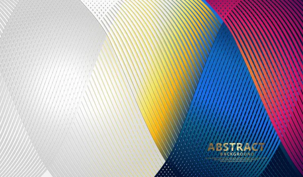 Abstract Flow Lines Background Elegant Futuristic Gradation Color Wallpaper Other — Stockvektor