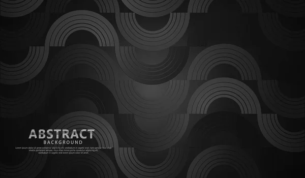 Abstract Futuristic Colorful Circle Lines Shape Waves Futuristic Background Vector —  Vetores de Stock