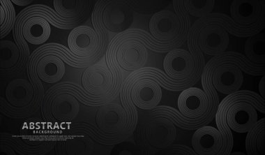 Soyut fütüristik renkli daire çizgileri şekil ve dalgaların fütüristik arkaplanı. vektör illüstrasyonu