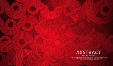 Soyut fütüristik renkli daire çizgileri şekil ve dalgaların fütüristik arkaplanı. vektör illüstrasyonu