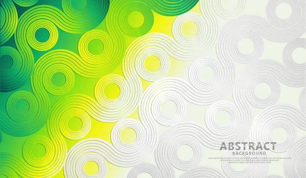 Abstract Futuristic Colorful Circle Lines Shape Waves Futuristic Background Vector — стоковый вектор