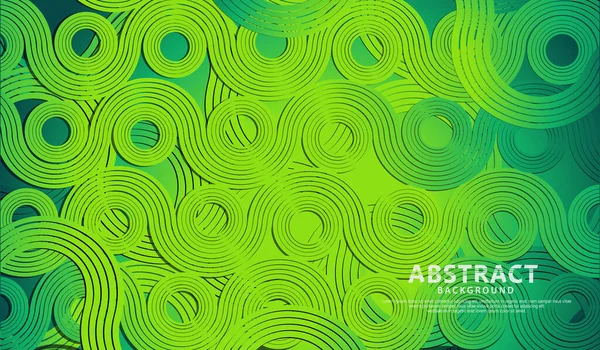 Warna Warni Abstrak Bentuk Lingkaran Futuristik Dan Gelombang Background Futuristik - Stok Vektor