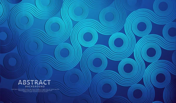 Abstract Futuristic Colorful Circle Lines Shape Waves Futuristic Background Vector — Image vectorielle