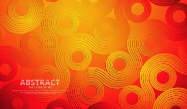 Öge tasarımı ve diğer kullanıcılar için soyut dalga çizgileri ve yuvarlak şekiller