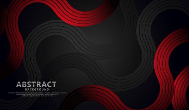 Öge tasarımı ve diğer kullanıcılar için soyut dalga çizgileri ve yuvarlak şekiller