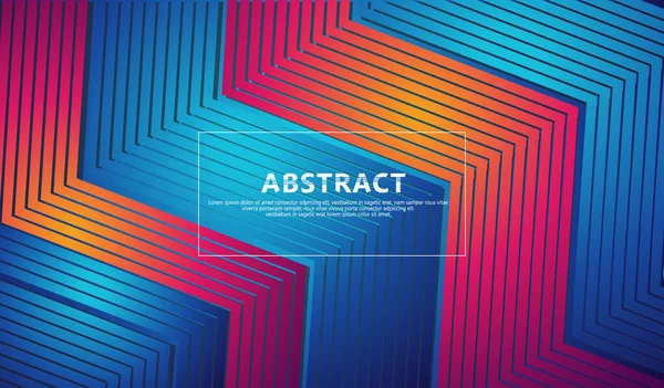 Abstract Lines Triangle Shape Background Element Material Design Vector Illustration — Stockvector