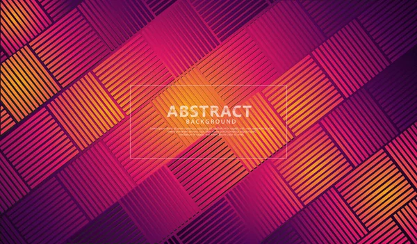 Abstract Lines Rectangular Shape Background Element Material Design Vector Illustration — Stok Vektör