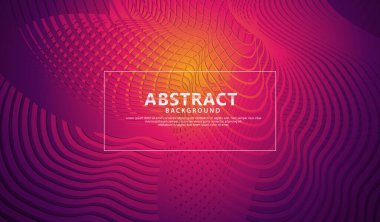 Abstract flow lines background with elegant and futuristic gradation color for element design and other users. Vector Illustration