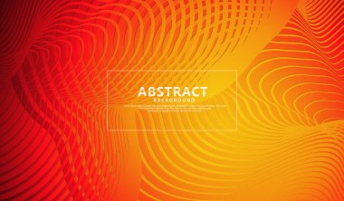 Abstract flow lines background with elegant and futuristic gradation color for element design and other users. Vector Illustration