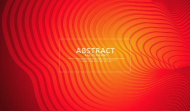 Abstract flow lines background with elegant and futuristic gradation color for element design and other users. Vector Illustration