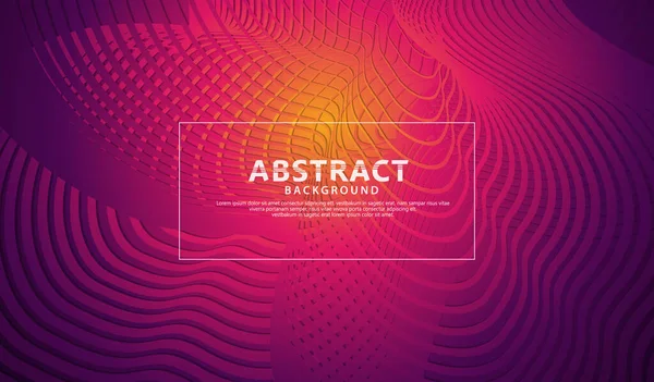 Abstract Flow Lines Background Elegant Futuristic Gradation Color Element Design — Stok Vektör