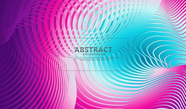 Abstract Flow Lines Background Elegant Futuristic Gradation Color Element Design — Vetor de Stock