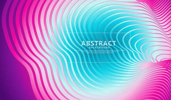 Abstract Flow Lines Background Elegant Futuristic Gradation Color Element Design — Stockvector