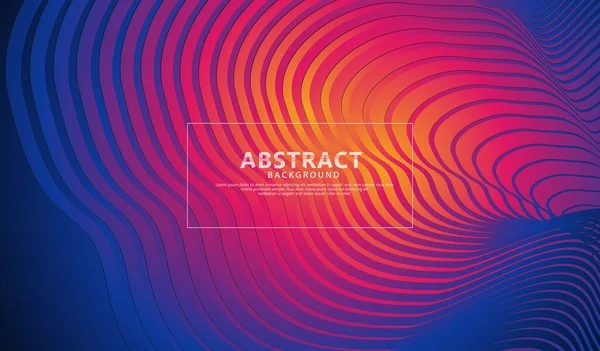 Abstract Flow Lines Background Elegant Futuristic Gradation Color Element Design — Archivo Imágenes Vectoriales