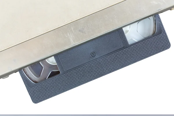 Video cassette in video player — Stock Photo, Image
