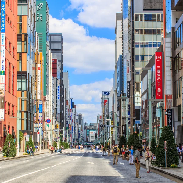 Ginza Tóquio — Fotografia de Stock