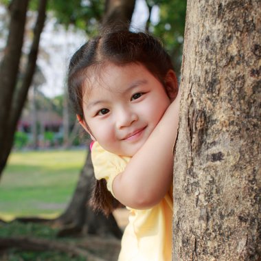 küçük Asyalı kız