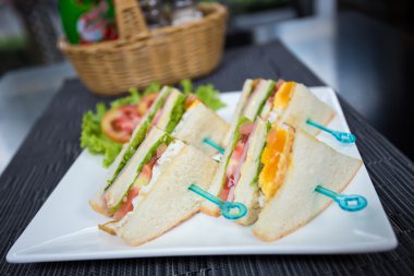 yumurta salatalı sandviç