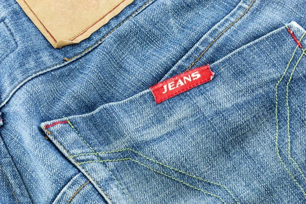 Nahaufnahme Blue Jean — Stockfoto